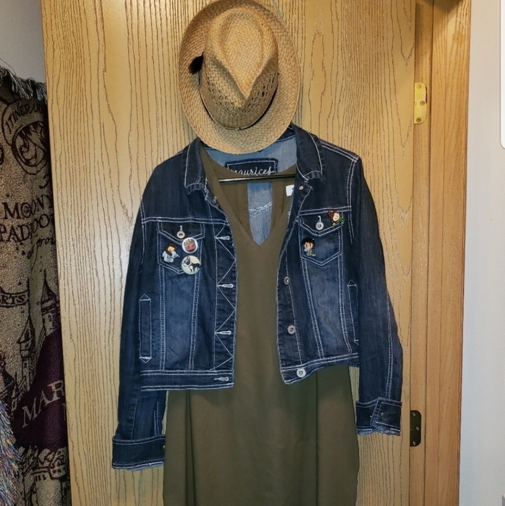 Olive Green shift dress